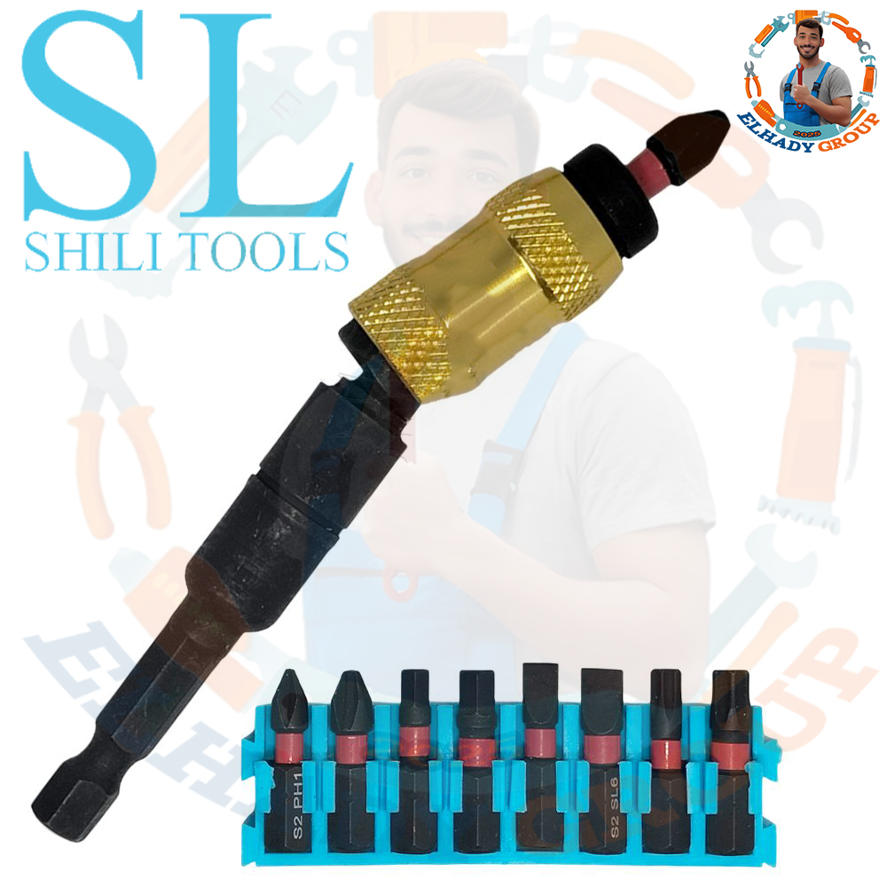 حامل مفك سنون مفصلى 9قطع