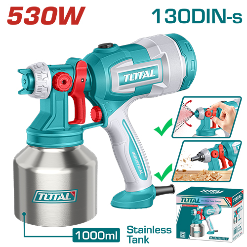مسدس رش دوكو كهرباء 530وات بنتة معدن توتال_TT45061